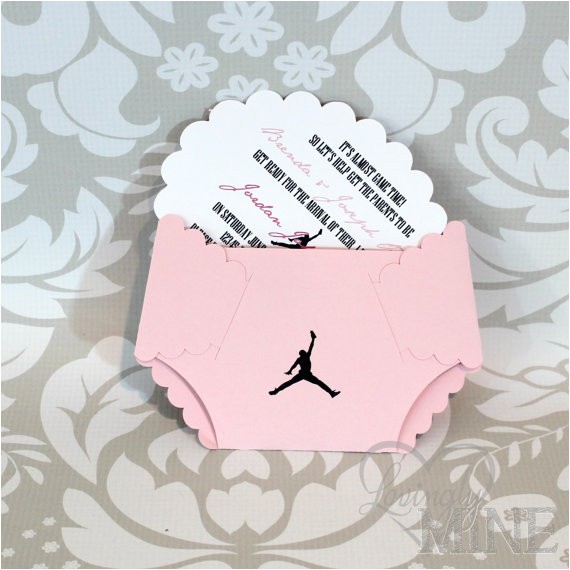 Jordan themed Baby Shower Invitations Items Similar to Jordan Jumpman Inspired Baby Shower