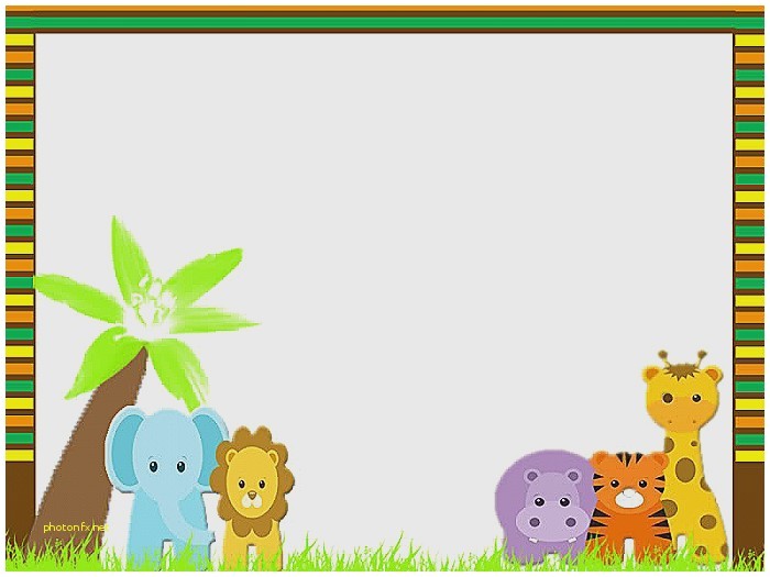 Jungle theme Baby Shower Invitation Templates Baby Shower Invitation Elegant Jungle theme Baby Shower