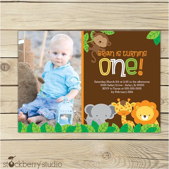 Jungle theme Birthday Invitations Free Printable 17 Safari Birthday Invitations Design Templates Free