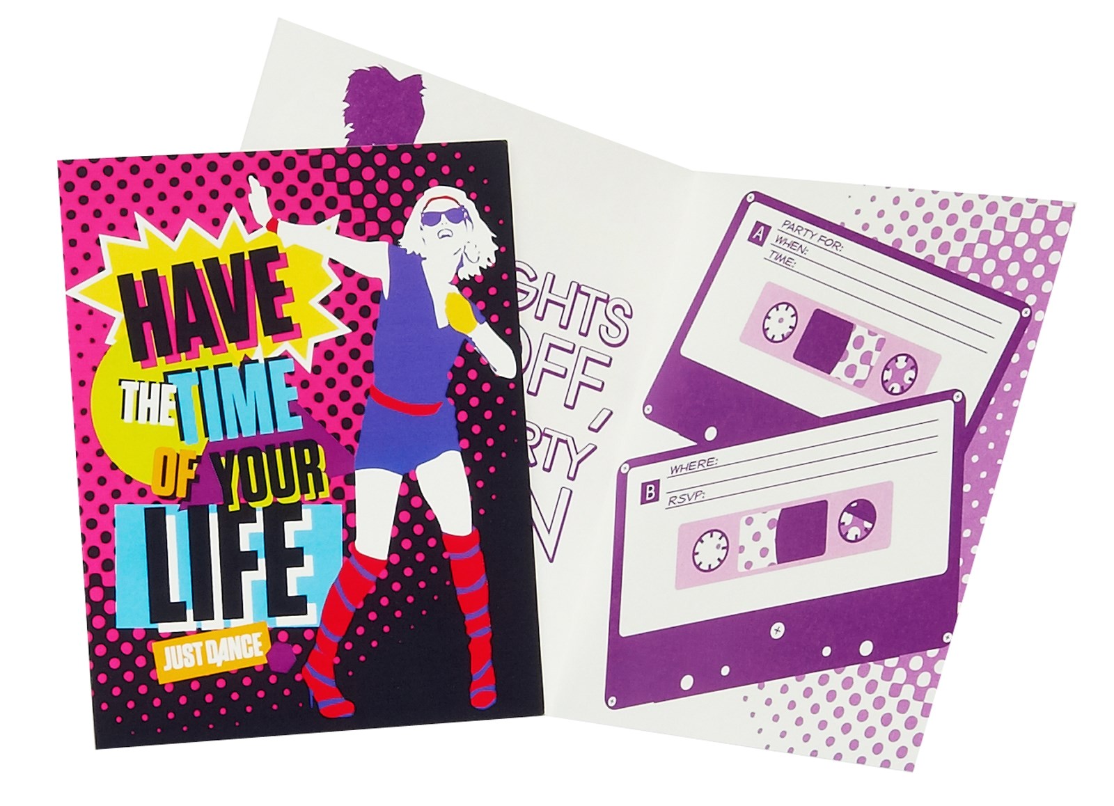 Just Dance Birthday Party Invitations Just Dance Invitations Birthdayexpress Com