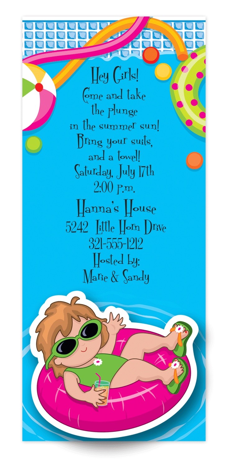 Kids Swimming Party Invitations 71 Best Pool Party Invitations Images On Pinterest Kids Swimming Party Invitations 71 Best Pool Party Invitations Images On Pinterest