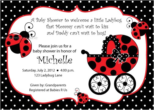 Ladybug Invitations for Baby Shower Ladybug Baby Shower Invitations Ladybug Invitations for Baby Shower Ladybug Baby Shower Invitations