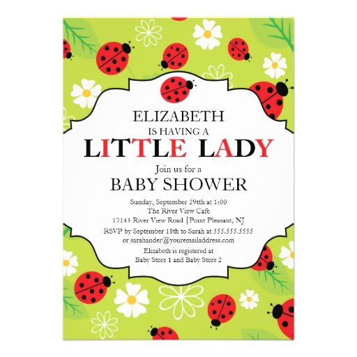 Ladybug Invitations for Baby Shower Personalized Ladybug Baby Invitations Ladybug Invitations for Baby Shower Personalized Ladybug Baby Invitations
