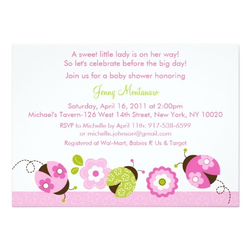 Ladybug Invitations for Baby Shower Pink Green Ladybug Flower Baby Shower Invitations Ladybug Invitations for Baby Shower Pink Green Ladybug Flower Baby Shower Invitations
