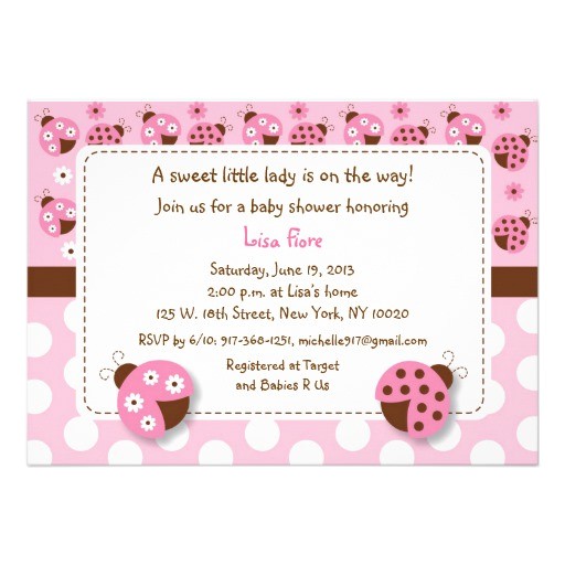 Ladybug Invitations for Baby Shower Pink Ladybug Baby Shower Invitations Ladybug Invitations for Baby Shower Pink Ladybug Baby Shower Invitations