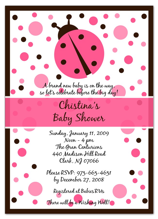 Ladybug Invitations for Baby Shower Pink Ladybug Baby Shower Invitations Party Xyz Ladybug Invitations for Baby Shower Pink Ladybug Baby Shower Invitations Party Xyz