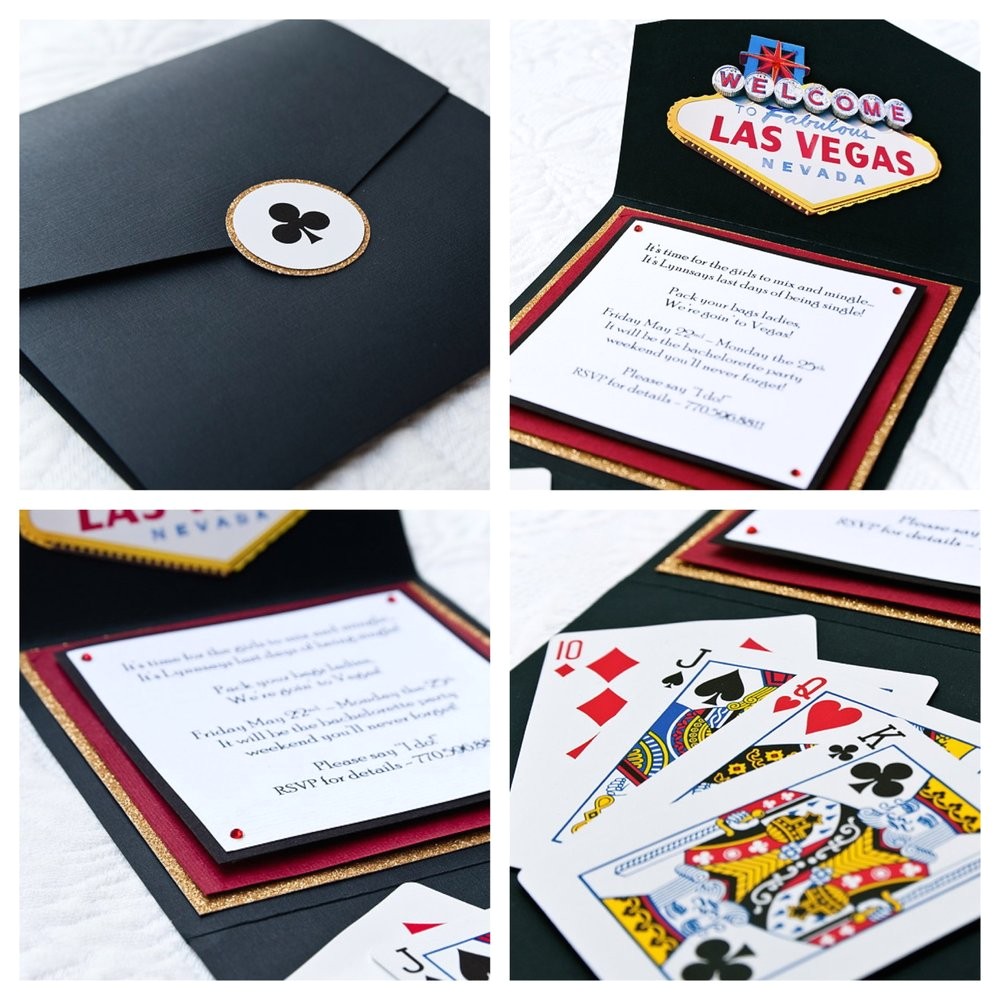 Las Vegas themed Birthday Invitations bytanja — Las Vegas theme Invitations
