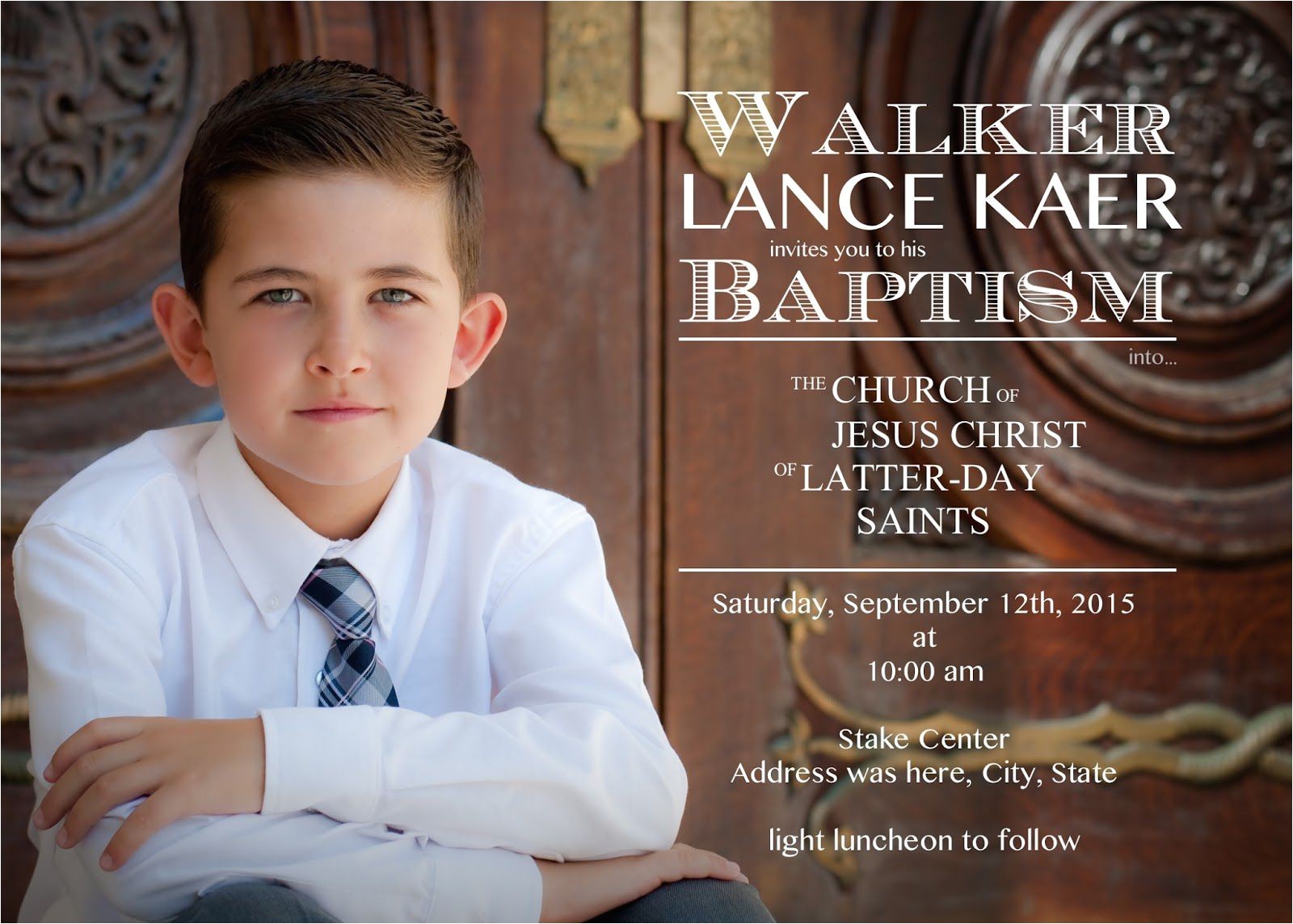 Lds Baptism Invites Lds Baptism Invitations – Gangcraft
