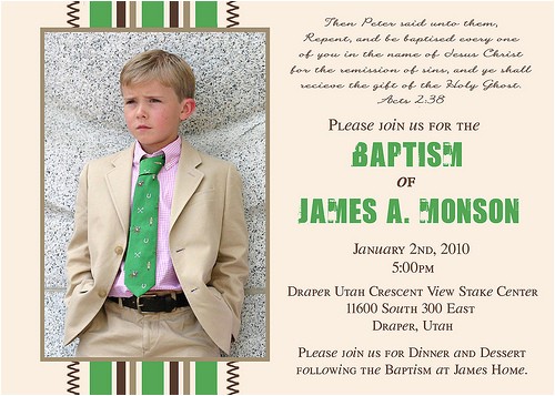 Lds Boy Baptism Invitations Lds Boy Baptism Invitations Stripes Lds Boy Baptism Invitations Lds Boy Baptism Invitations Stripes