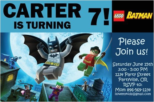 Lego Batman Party Invitations Free Printable Batman Birthday Invitations Printable