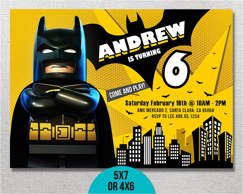 Lego Batman Party Invitations Free Printable Lego Batman Invitation Lego Batman Birthday Lego Batman