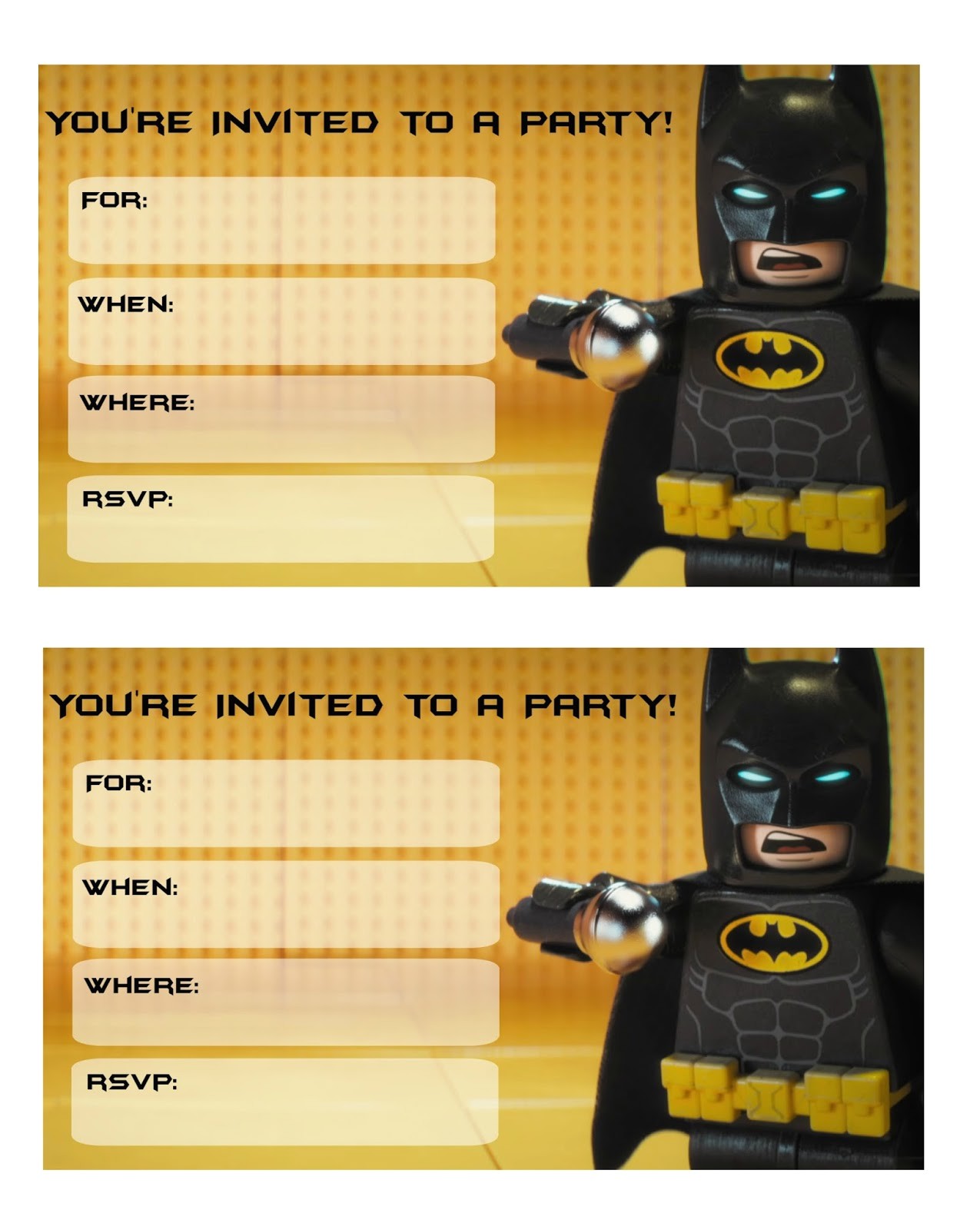 Lego Batman Party Invitations Free Printable Musings Of An Average Mom Lego Batman Movie Party Invitations
