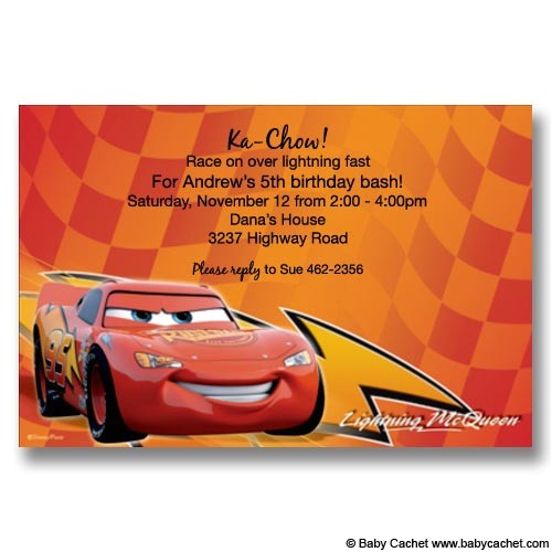 Lightning Mcqueen Birthday Party Invitations Cars Lightning Mcqueen Birthday Invitations Flickr