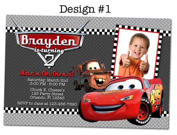 Lightning Mcqueen Birthday Party Invitations Lightning Mcqueen Birthday Party Ideas Disney Pixar Cars