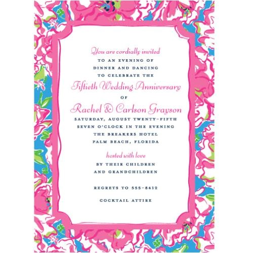 Lilly Pulitzer Birthday Invitations Lilly Pulitzer Lucky Charms Invitation