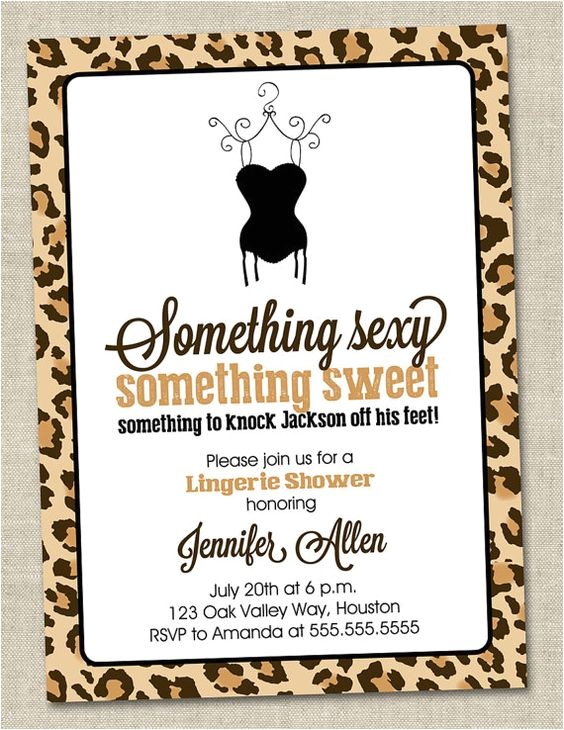 Lingerie Bridal Shower Invitation Wording Lace Lingerie Shower Invitation Black Lacey Lingerie
