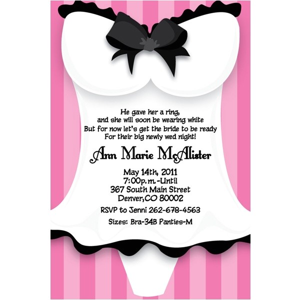Lingerie Bridal Shower Invitation Wording Lingerie Shower Invite Wording when We Say Quot I Do