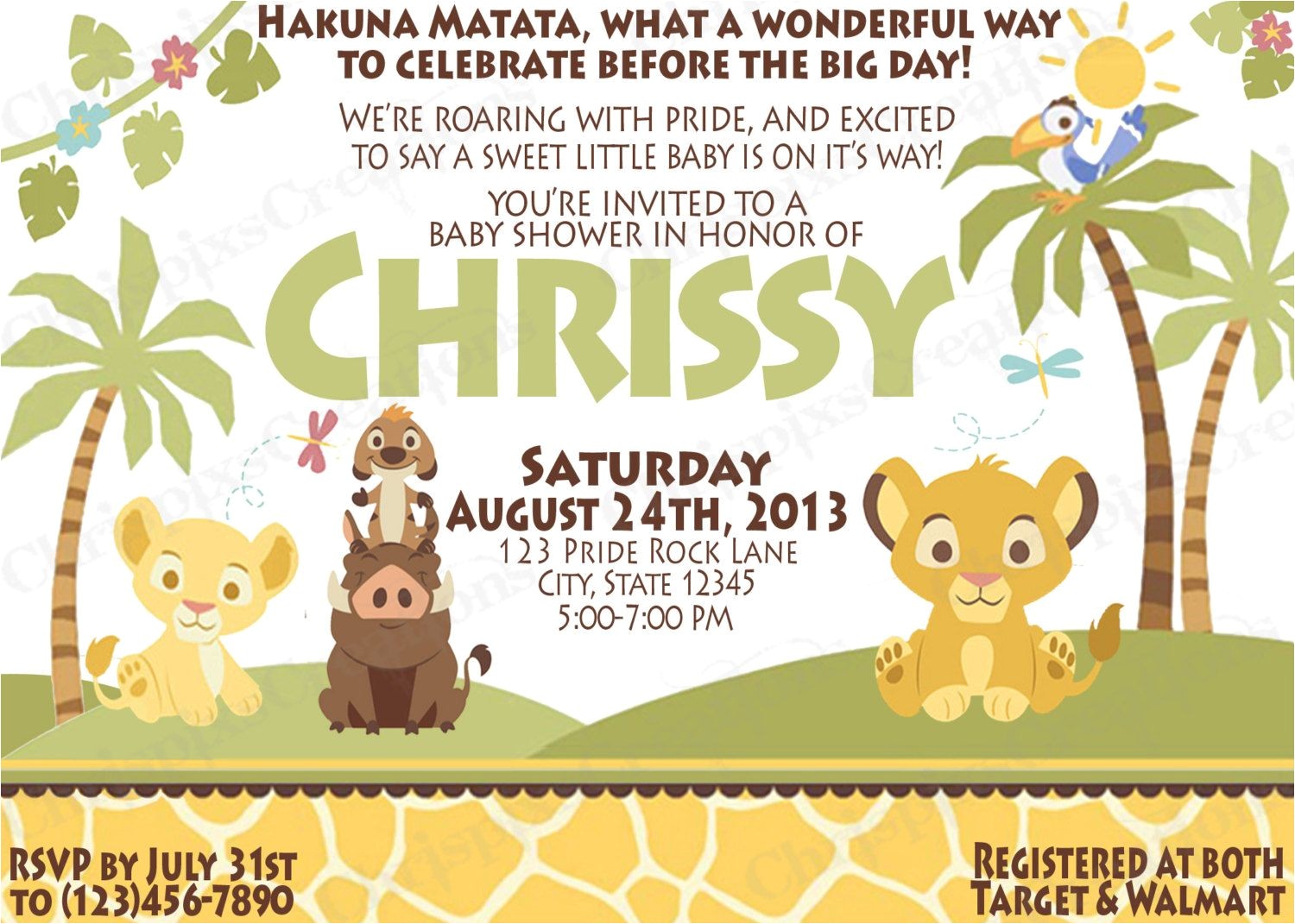Lion King Baby Shower Invitations Party City Lion King Baby Shower Invitations Baby
