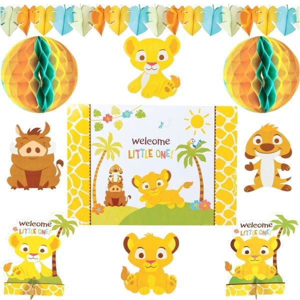 Lion King Baby Shower Invitations Party City Lion King Baby Shower Room Decorating Kit 10pc