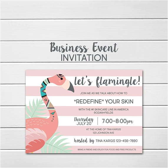 Lipsense Launch Party Invite Rodan and Fields Invitation Custom Party Invite Bbl