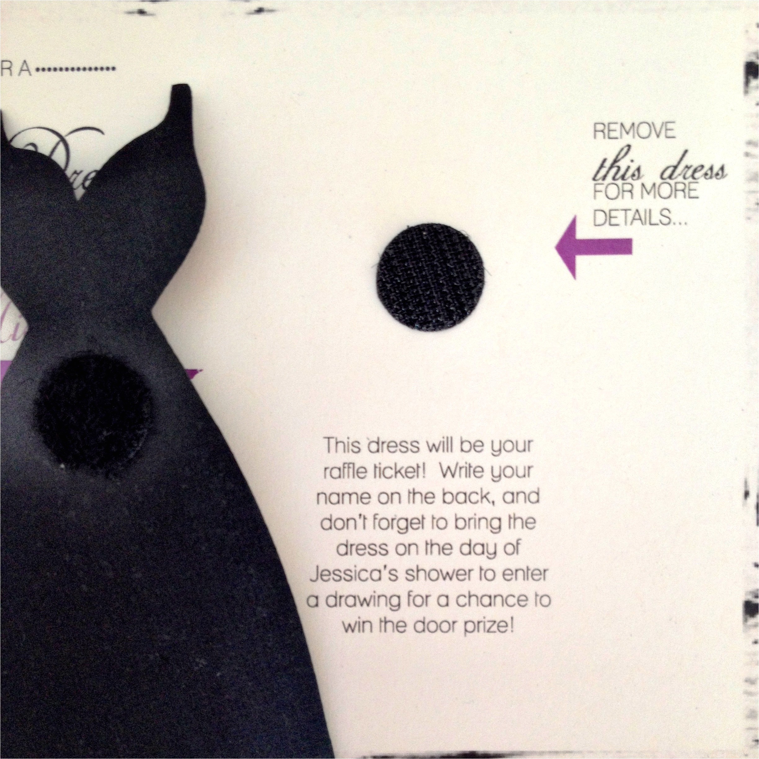 Little Black Dress Bridal Shower Invitations Little Black Dress Bridal Shower