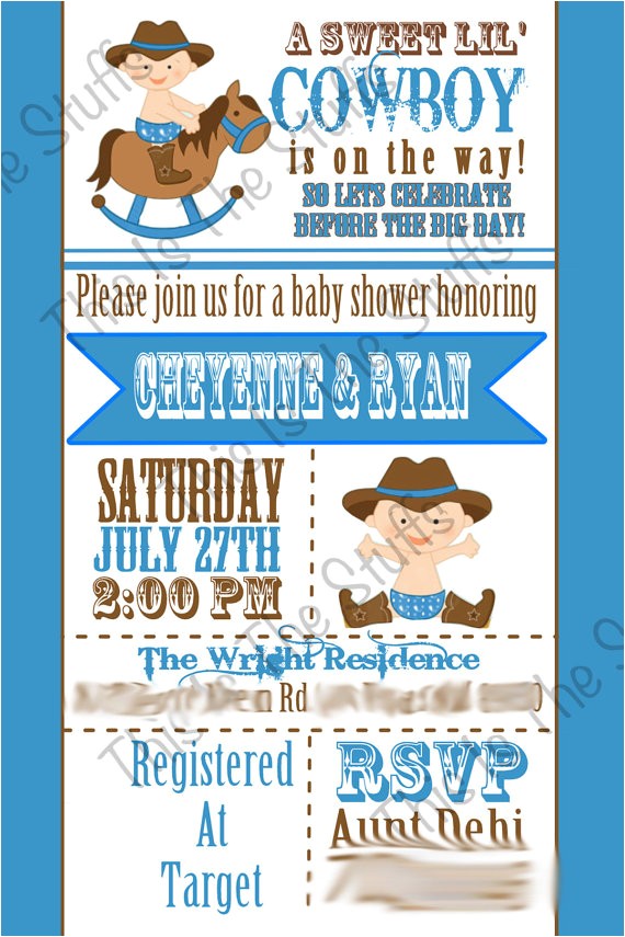 Little Buckaroo Baby Shower Invitations Items Similar to Cowboy or Little Buckaroo Baby Shower Little Buckaroo Baby Shower Invitations Items Similar to Cowboy or Little Buckaroo Baby Shower