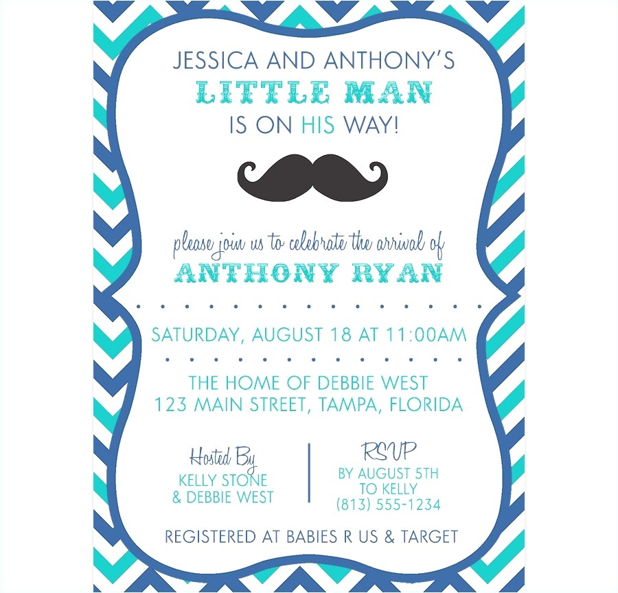 Little Man Baby Shower Invitation Templates Free Little Man Baby Shower Invitation Templates Loadpictures