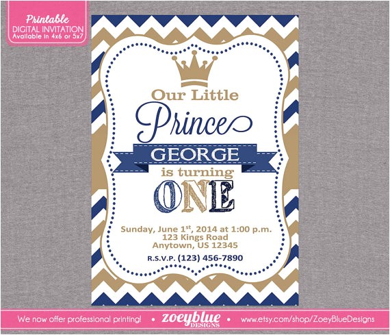 Little Prince First Birthday Invitation Little Prince Birthday Invitation Vertical by Zoeybluedesigns Little Prince First Birthday Invitation Little Prince Birthday Invitation Vertical by Zoeybluedesigns