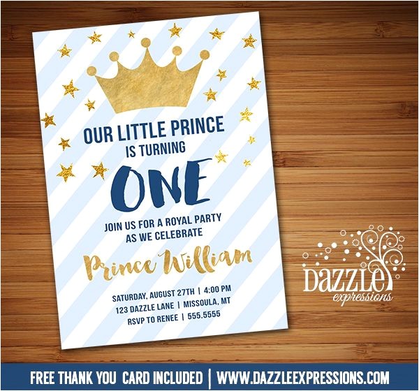 Little Prince First Birthday Invitation Printable Navy Blue and Gold Little Prince Birthday Little Prince First Birthday Invitation Printable Navy Blue and Gold Little Prince Birthday