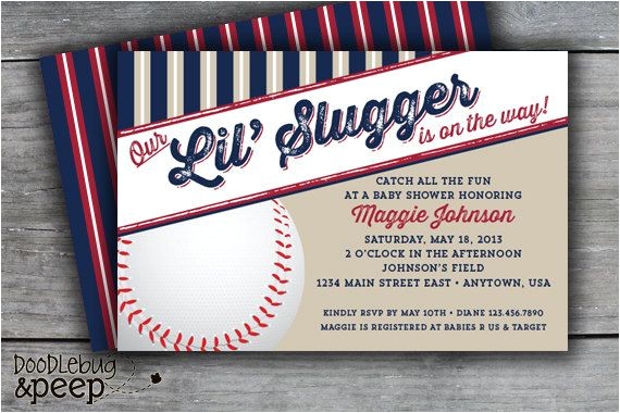 Little Slugger Baby Shower Invitations Baseball Baby Shower Invitations Printable Baby Shower Little Slugger Baby Shower Invitations Baseball Baby Shower Invitations Printable Baby Shower