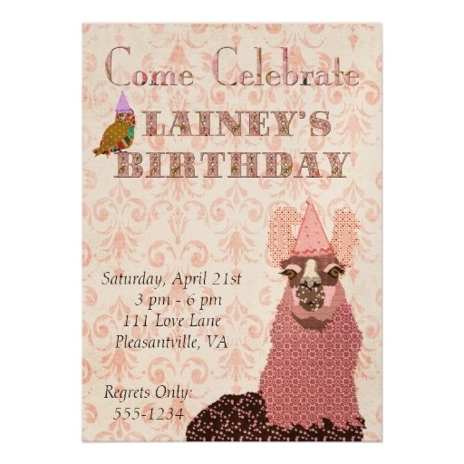 Llama Baby Shower Invitations Pink Llama Birthday Invitation Llama Baby Shower