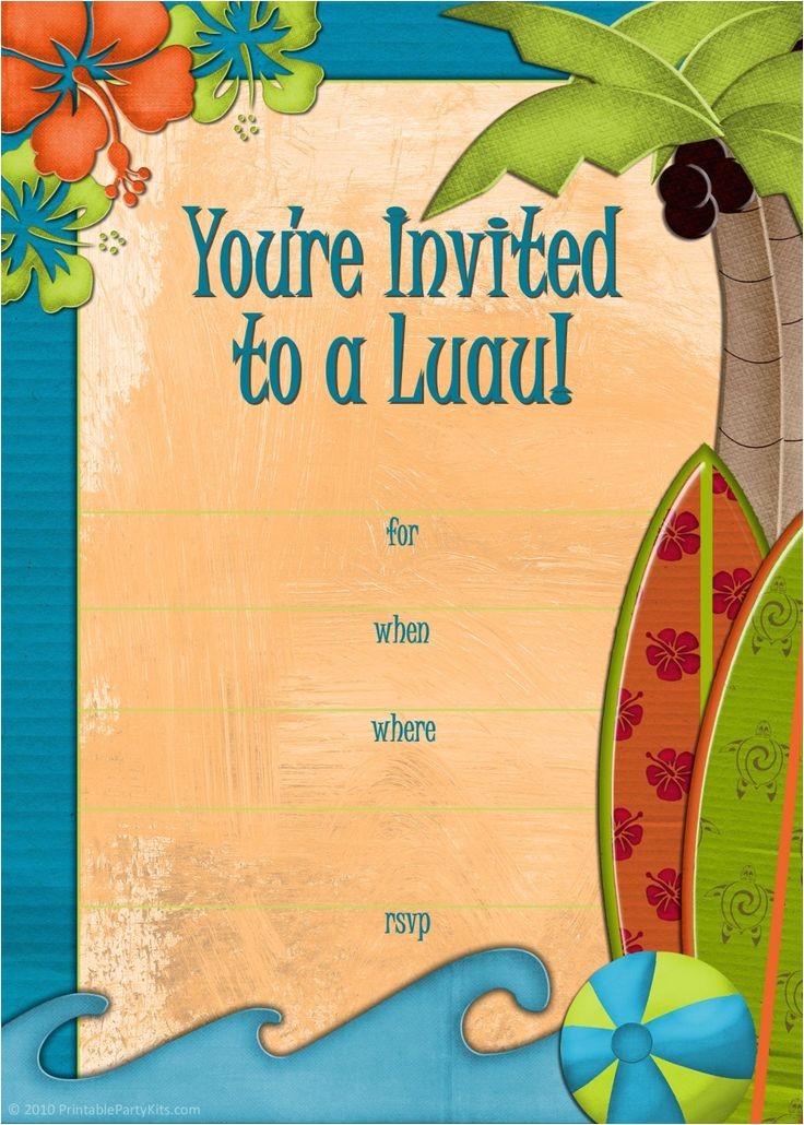 Luau Party Invitation Template Free 16 Best Luau Beach Party Images On Pinterest Luau Party Invitation Template Free 16 Best Luau Beach Party Images On Pinterest