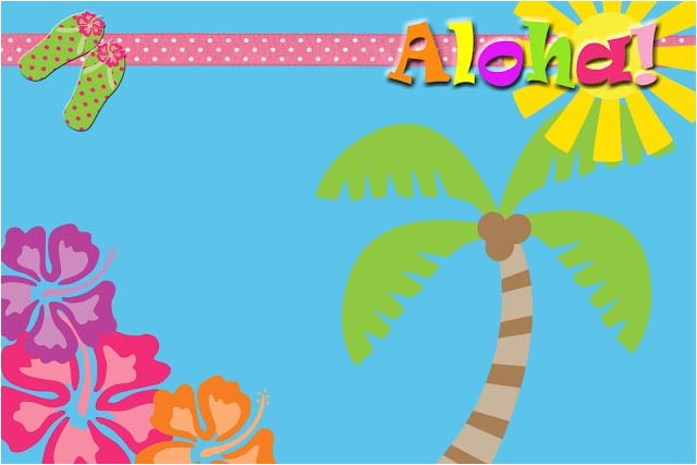 Luau Party Invitation Template Free Luau Free Printable Invitation Luau Party Invitation Template Free Luau Free Printable Invitation