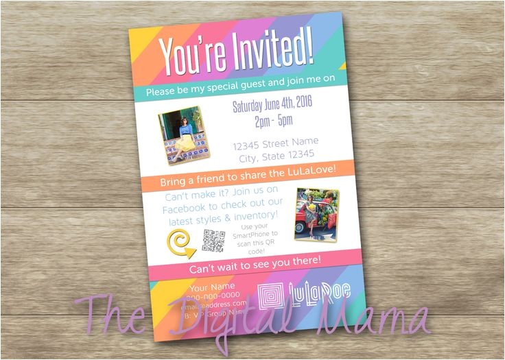 Lularoe Launch Party Invite Lularoe Pop Up Party Invitation Lularoe Brunch Launch