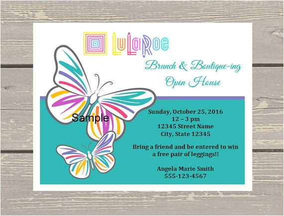 Lularoe Party Invite Template Free 50 Lularoe Boutique Open House Invitation Lularoe by