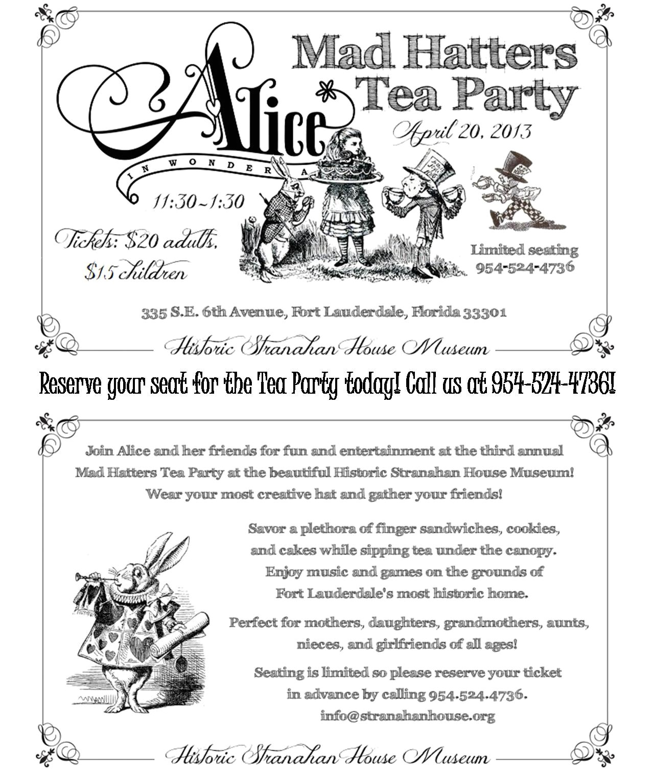 Mad Hatters Tea Party Invitations Free Templates Mad Hatter Tea Party Invitations