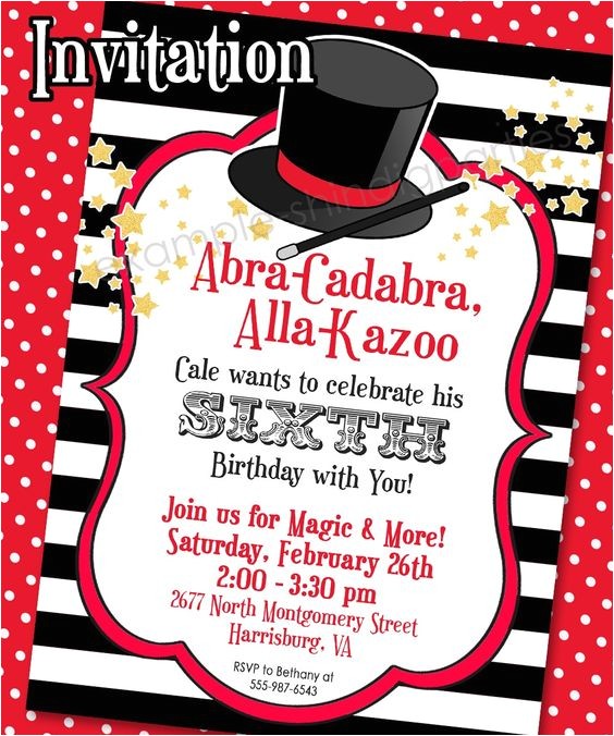 Magic Birthday Party Invitation Template Magic Party Invitation Magic Birthday Invitation Magic Magic Birthday Party Invitation Template Magic Party Invitation Magic Birthday Invitation Magic