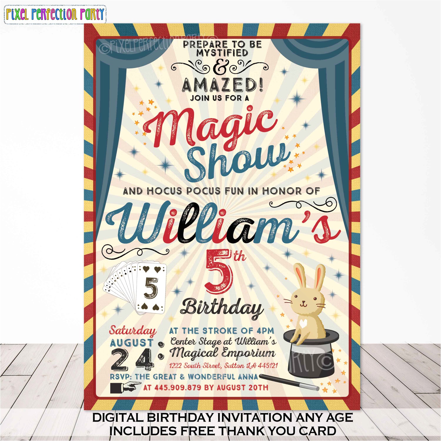 Magic Birthday Party Invitation Template Magic Party Invitation Magic Birthday Invitation Magician Magic Birthday Party Invitation Template Magic Party Invitation Magic Birthday Invitation Magician