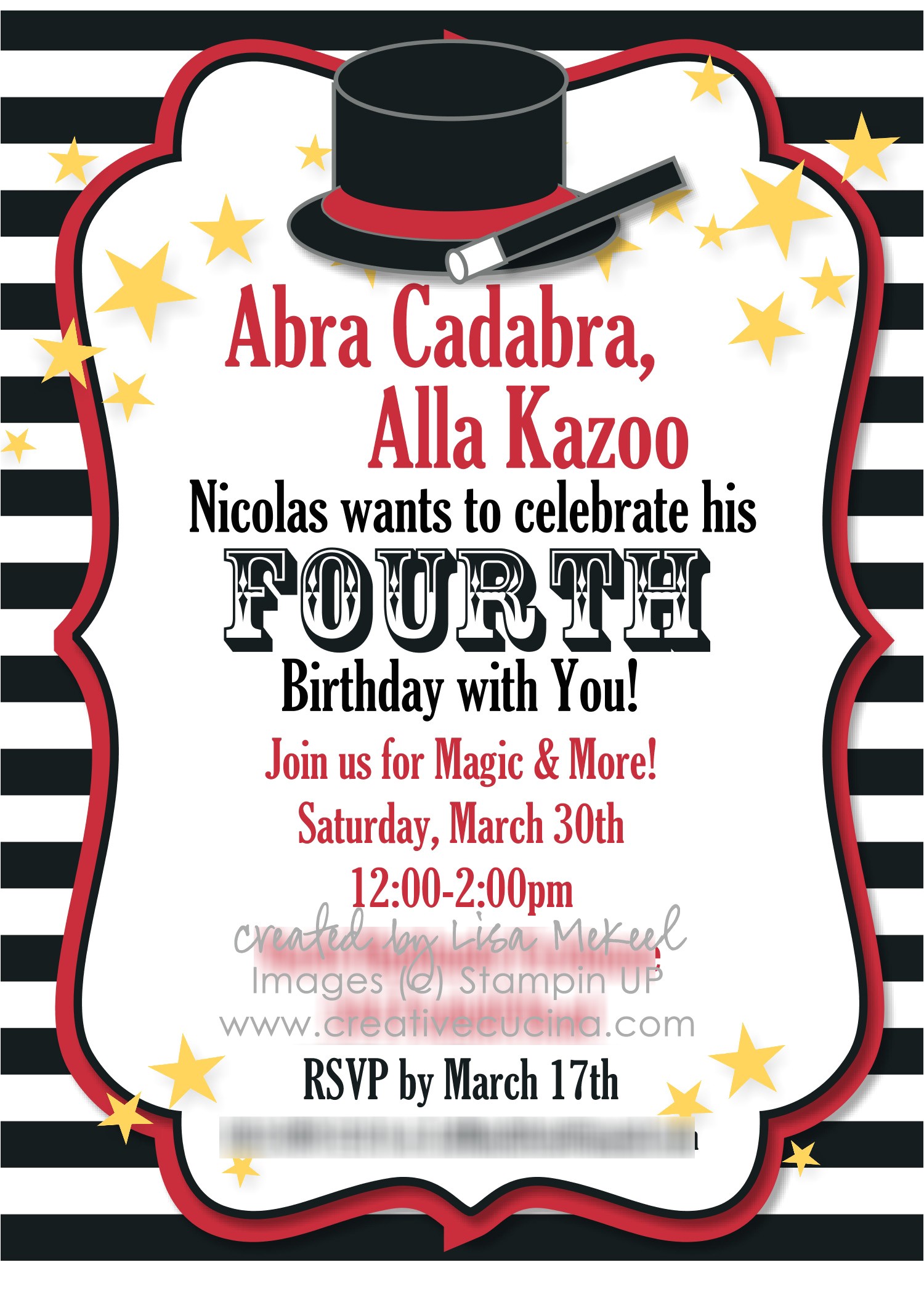 Magic Birthday Party Invitation Template Magic Party Invitations Cimvitation Magic Birthday Party Invitation Template Magic Party Invitations Cimvitation