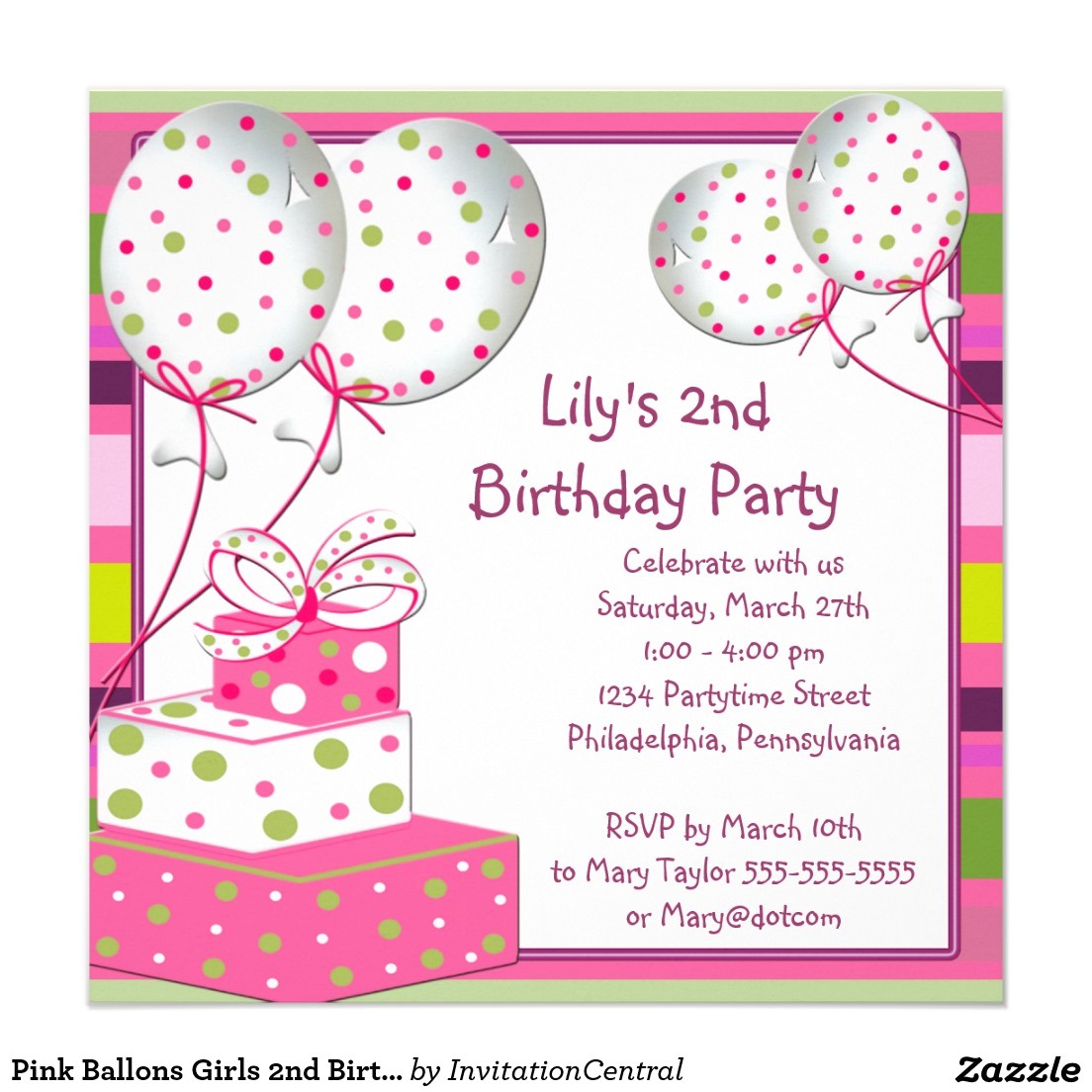 Make An Invitation Card for Birthday Party Invitation for Birthday