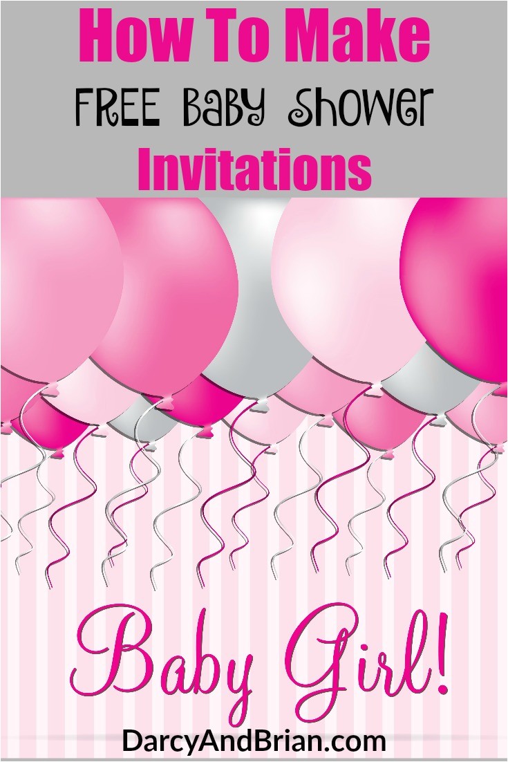 Make Free Baby Shower Invitations How to Create Free Baby Shower Invitations