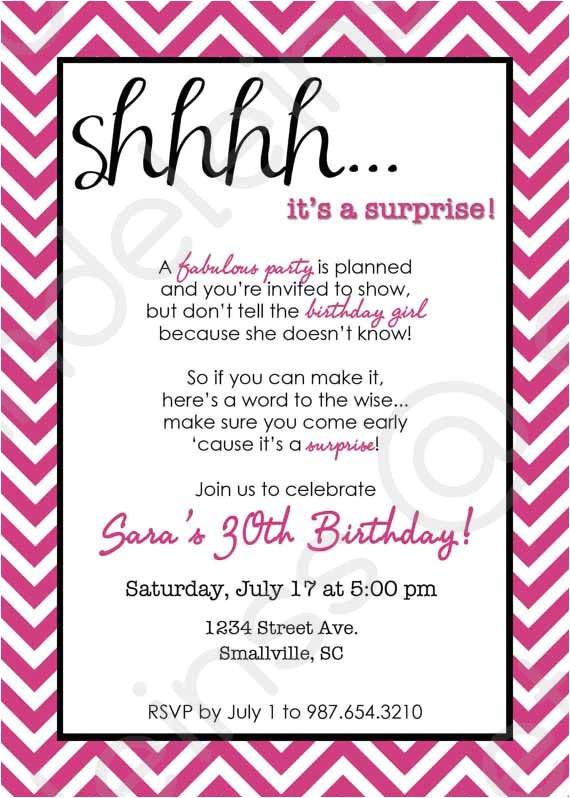 Make Own Birthday Invitations Free Fearsome Free Printable Surprise Birthday Party