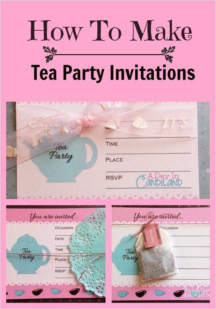 Make Your Own One Direction Birthday Invitations How to Make Tea Party Invitations Paper Bags Printable