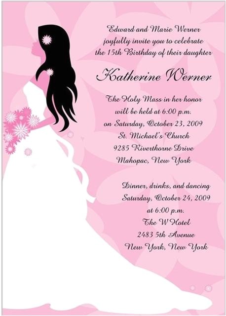 Make Your Own Quinceanera Invitations Quinceanera Invitations Wording In Spanish Sansalvaje Com
