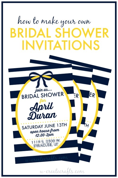 Making Bridal Shower Invitations How to Make A Bridal Shower Invitation U Create