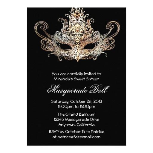 Masquerade Ball Party Invitations Wording 25 Best Ideas About Masquerade Invitations On Pinterest