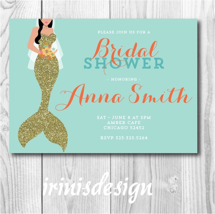 Mermaid Bridal Shower Invitations Best 25 Mermaid Bridal Showers Ideas On Pinterest