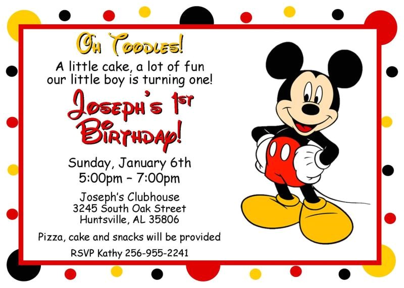 Mickey Mouse Birthday Invitation Template 5 Best Images Of Mickey Mouse Free Printable Stationary