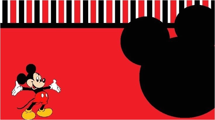Mickey Mouse Birthday Invitation Template Mickey Invitations Template Resume Builder