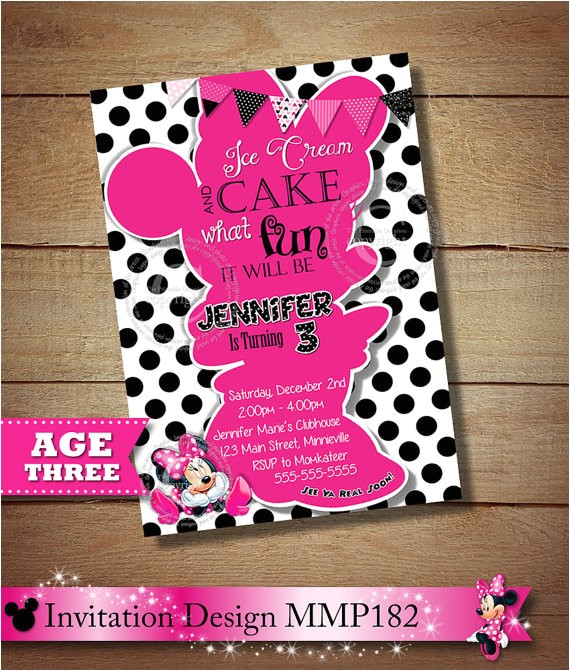 Minnie Mouse 3rd Birthday Invitations Items Similar to Huge Selection Minnie Mouse Birthday Minnie Mouse 3rd Birthday Invitations Items Similar to Huge Selection Minnie Mouse Birthday